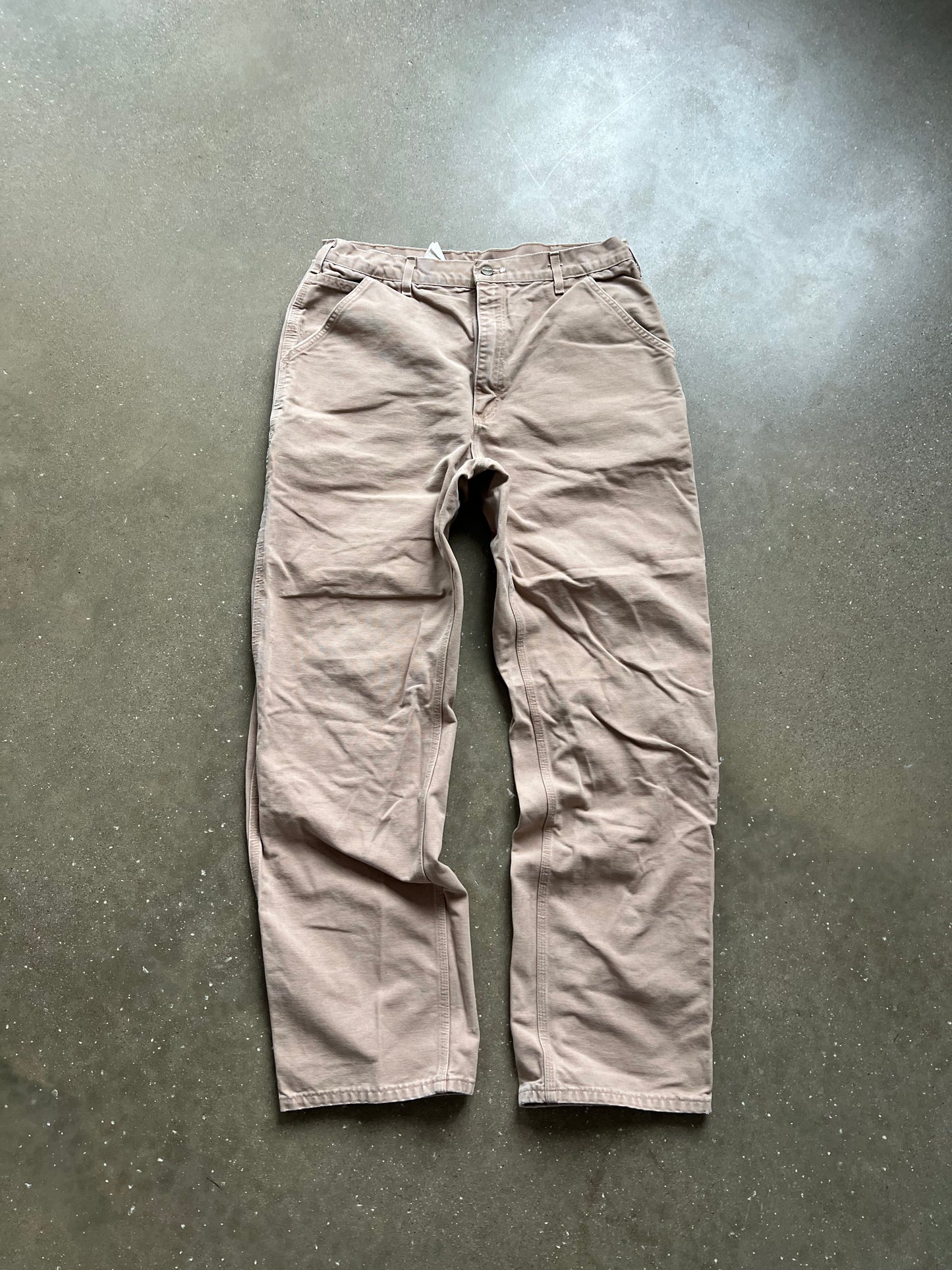 Vintage Beige Tan Carhartt Carpenter Pants - 36