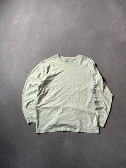 Vintage Green Carhartt Longsleeve Shirt - L