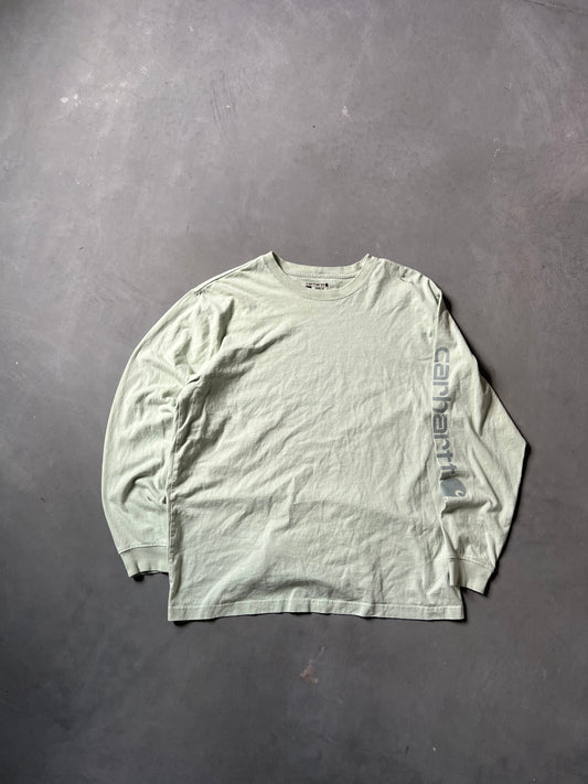 Vintage Green Carhartt Longsleeve Shirt - L