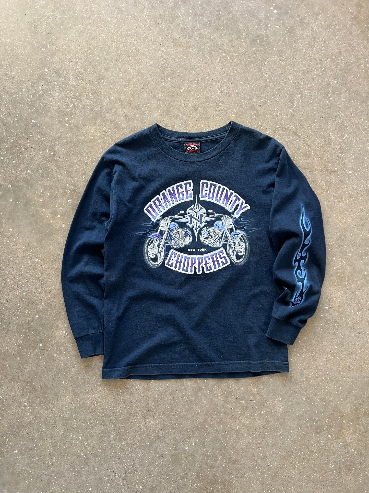 Vintage Blue Orange County Choppers Shirt - M