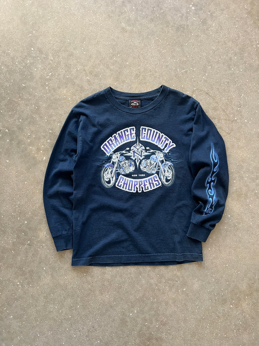 Vintage Blue Orange County Choppers Shirt - M