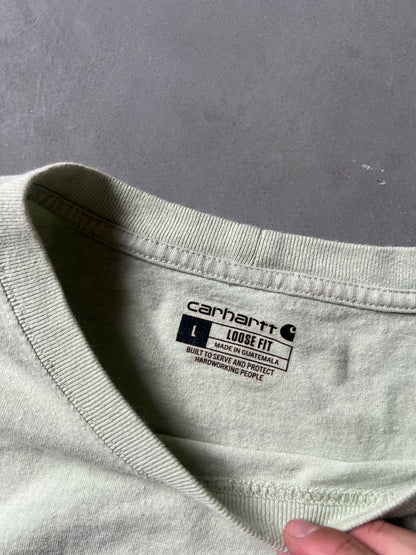 Vintage Green Carhartt Longsleeve Shirt - L