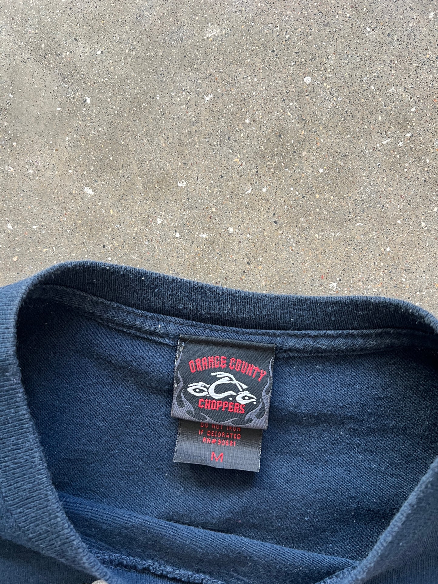 Vintage Blue Orange County Choppers Shirt - M