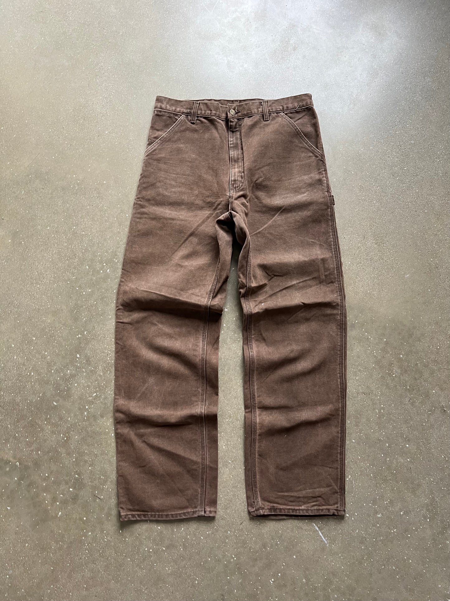 Vintage Mocha Brown Carhartt Carpenter Pants - 36
