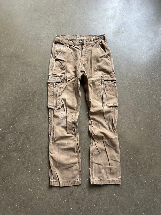 Vintage Faded Tan Carhartt Cargo Pants - 30