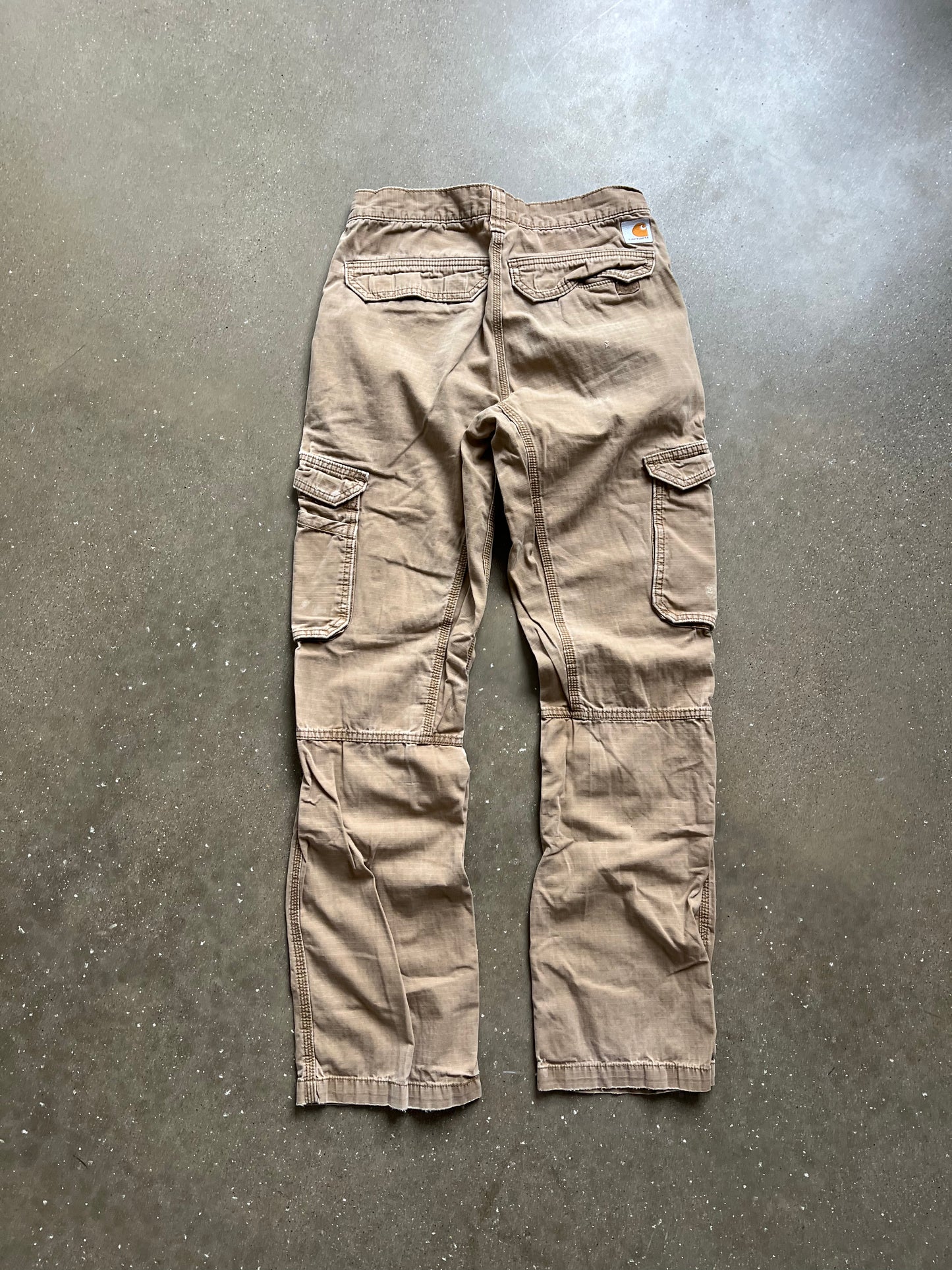 Vintage Faded Tan Carhartt Cargo Pants - 30
