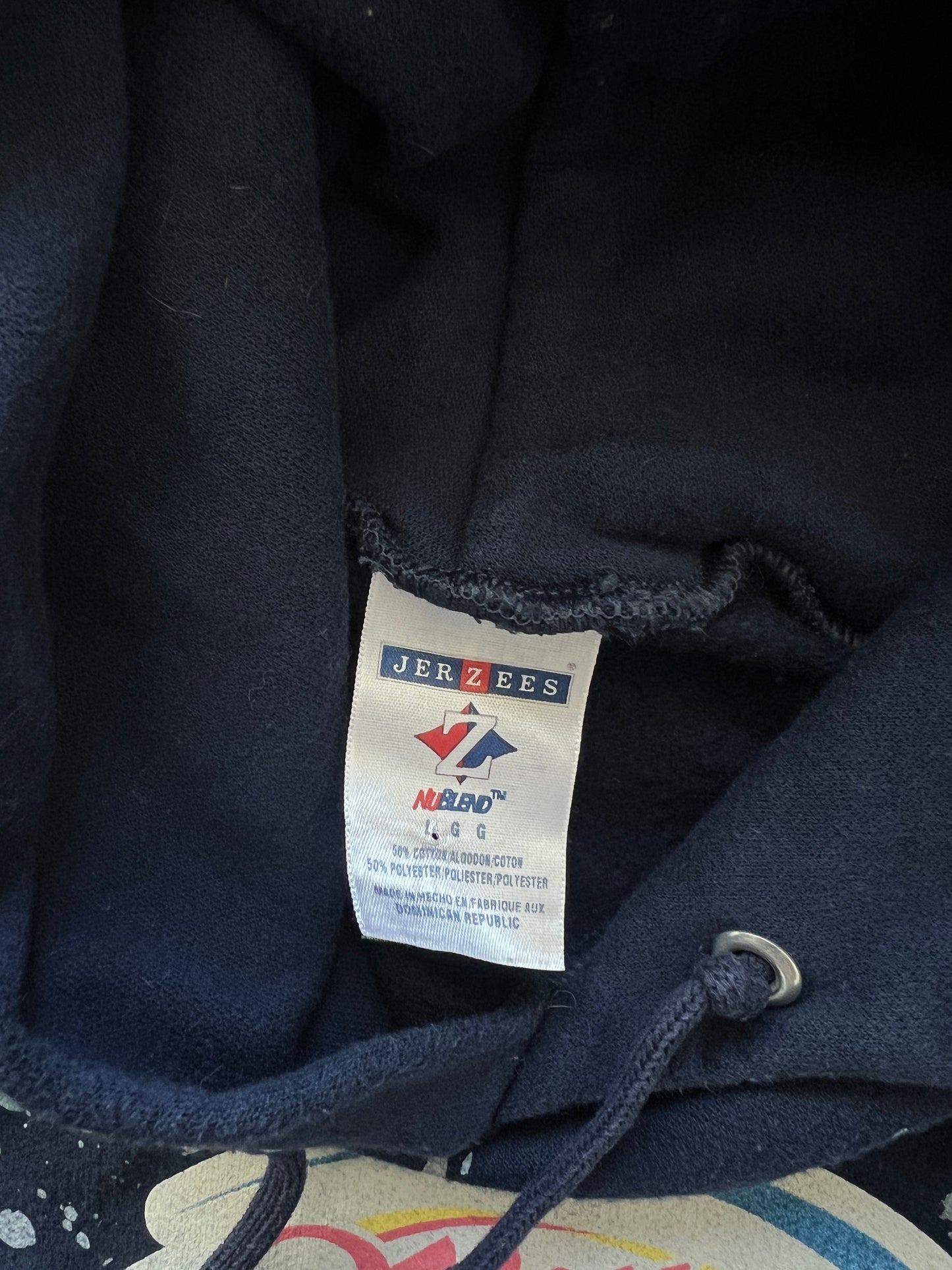 Vintage Navy Blue Miller Lite Hoodie - L