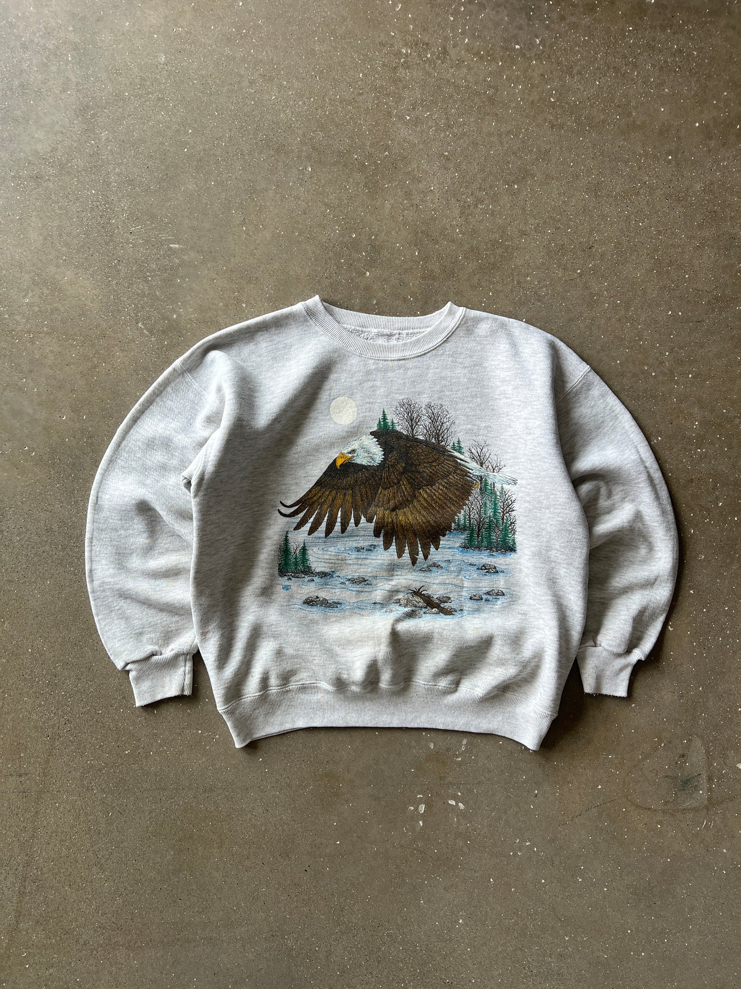 Vintage White Eagle Crew - M