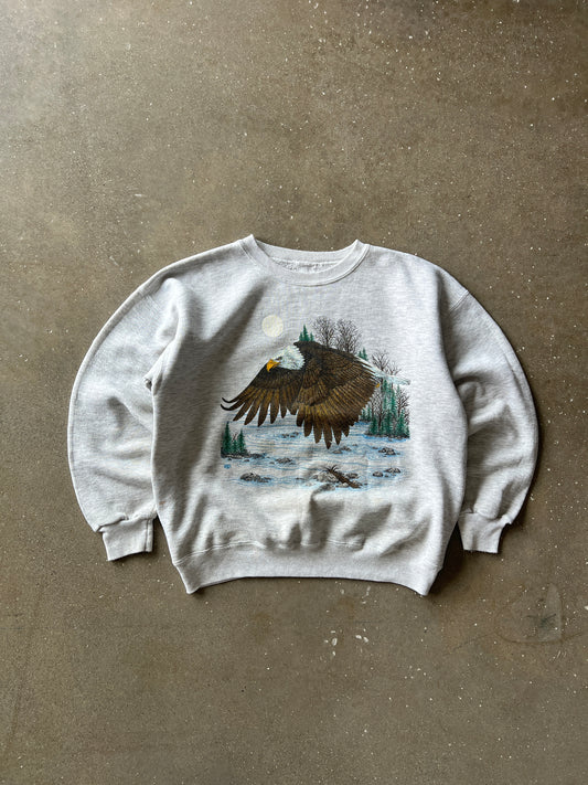 Vintage White Eagle Crew - M