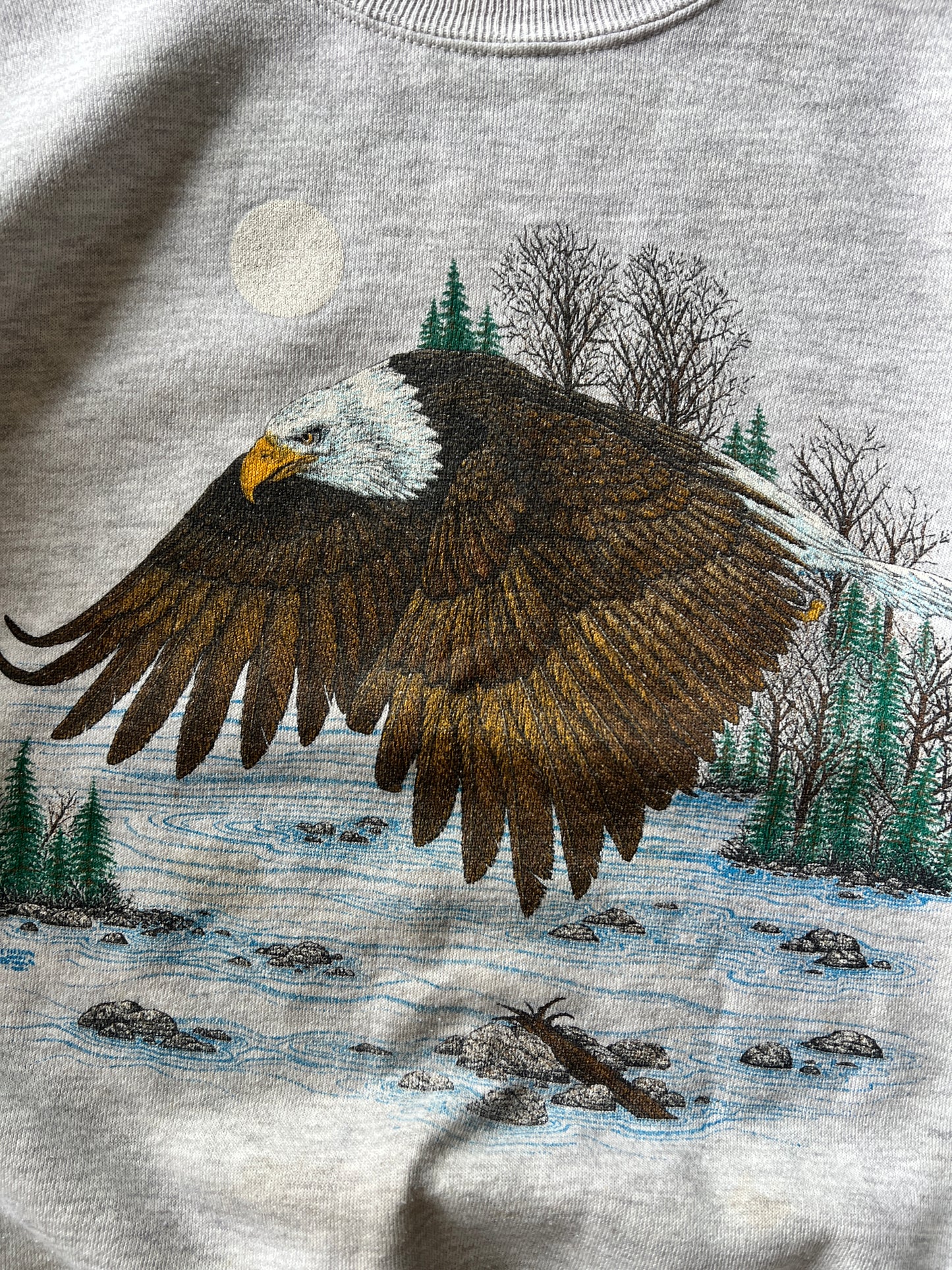 Vintage White Eagle Crew - M