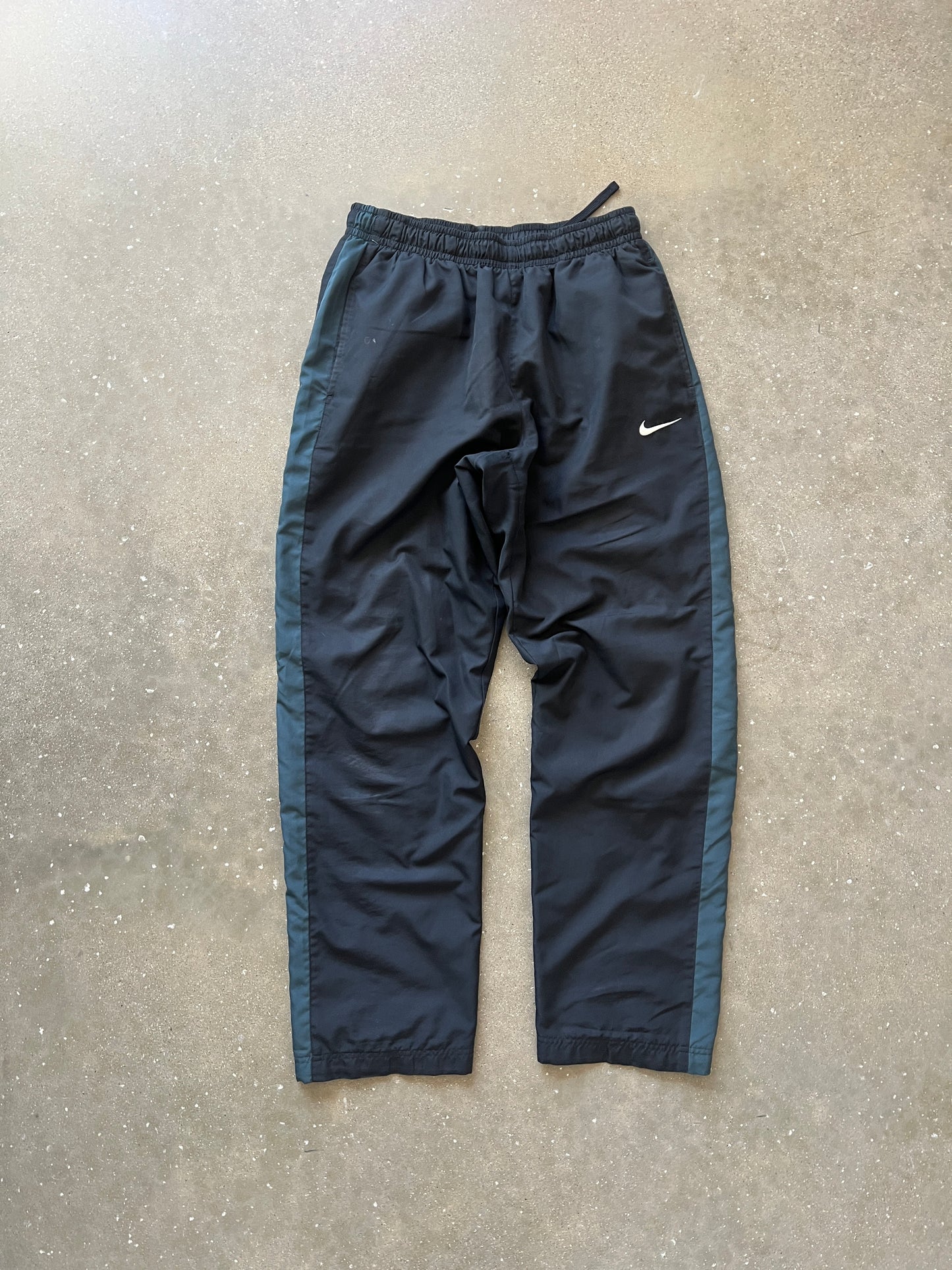 Vintage Black Nike Swoosh Track Pants - M