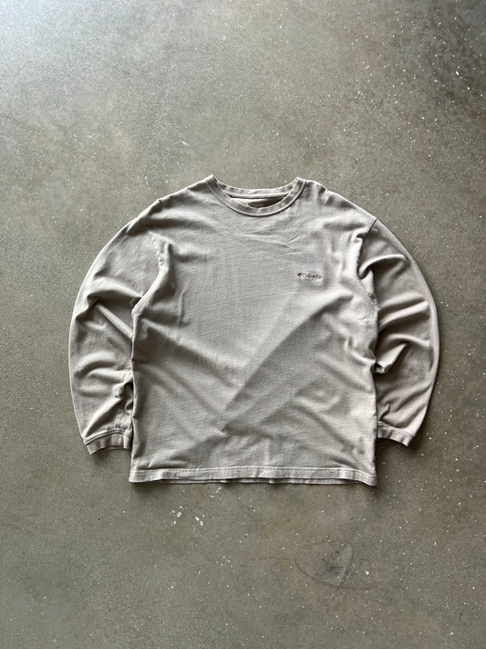 Vintage Beige Columbia Longsleeve Shirt - L