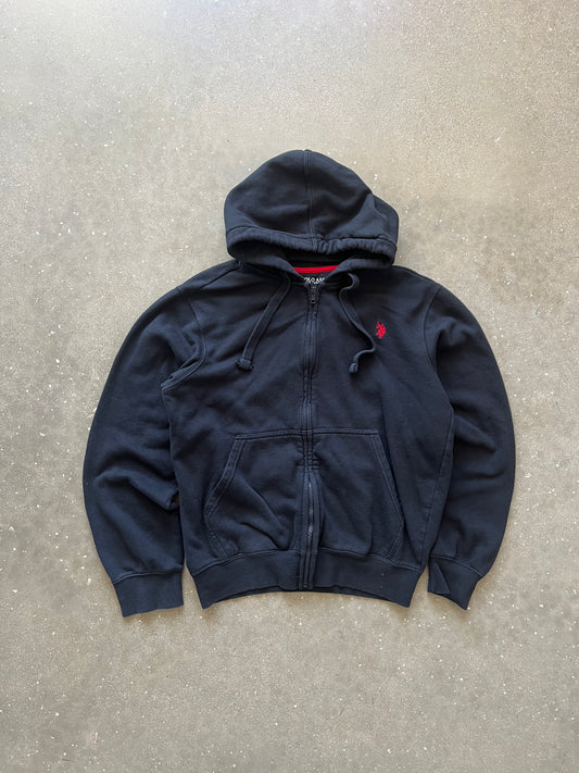 Vintage Black Polo Assassin Hoodie - S