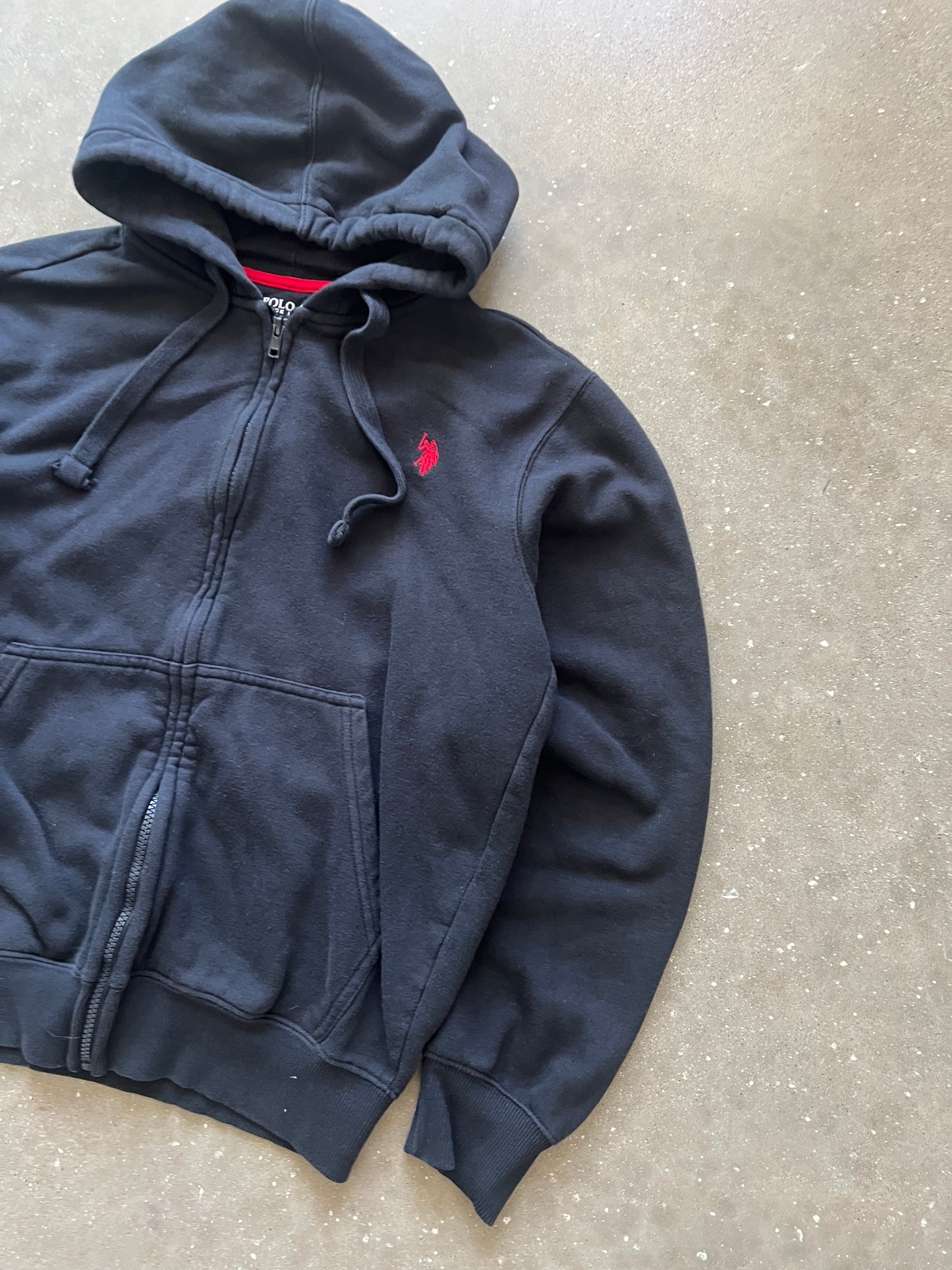 Vintage Black Polo Assassin Hoodie - S