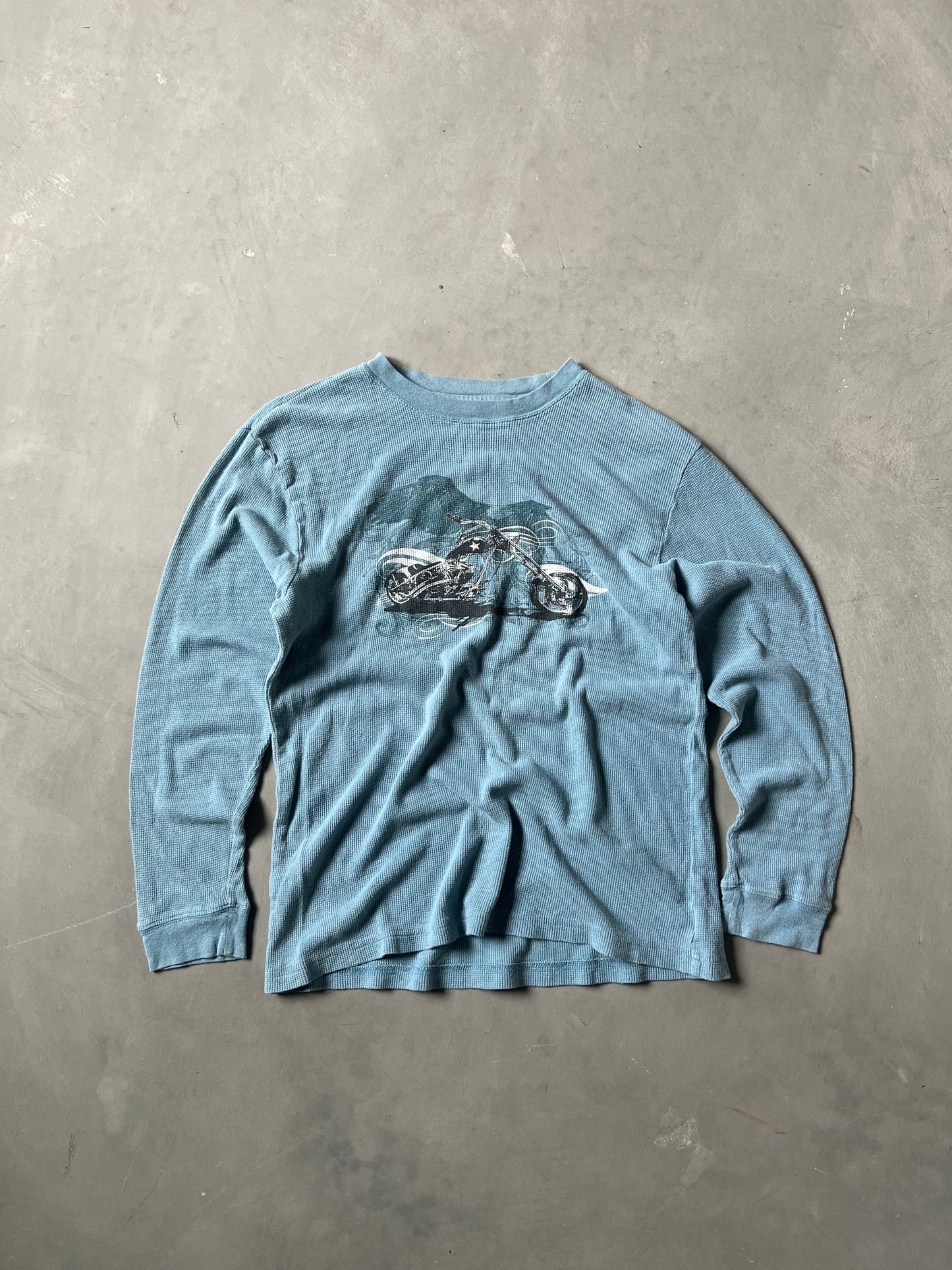 Vintage Y2K Motorcycle Thermal - S