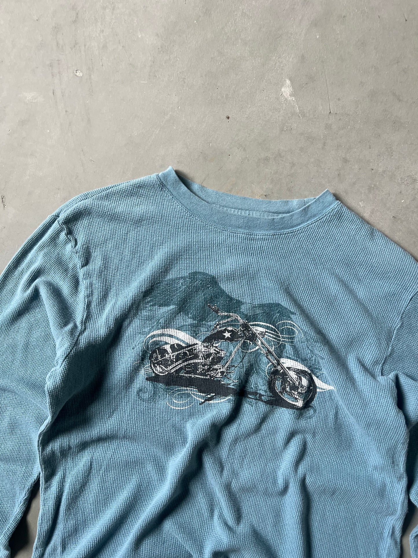 Vintage Y2K Motorcycle Thermal - S