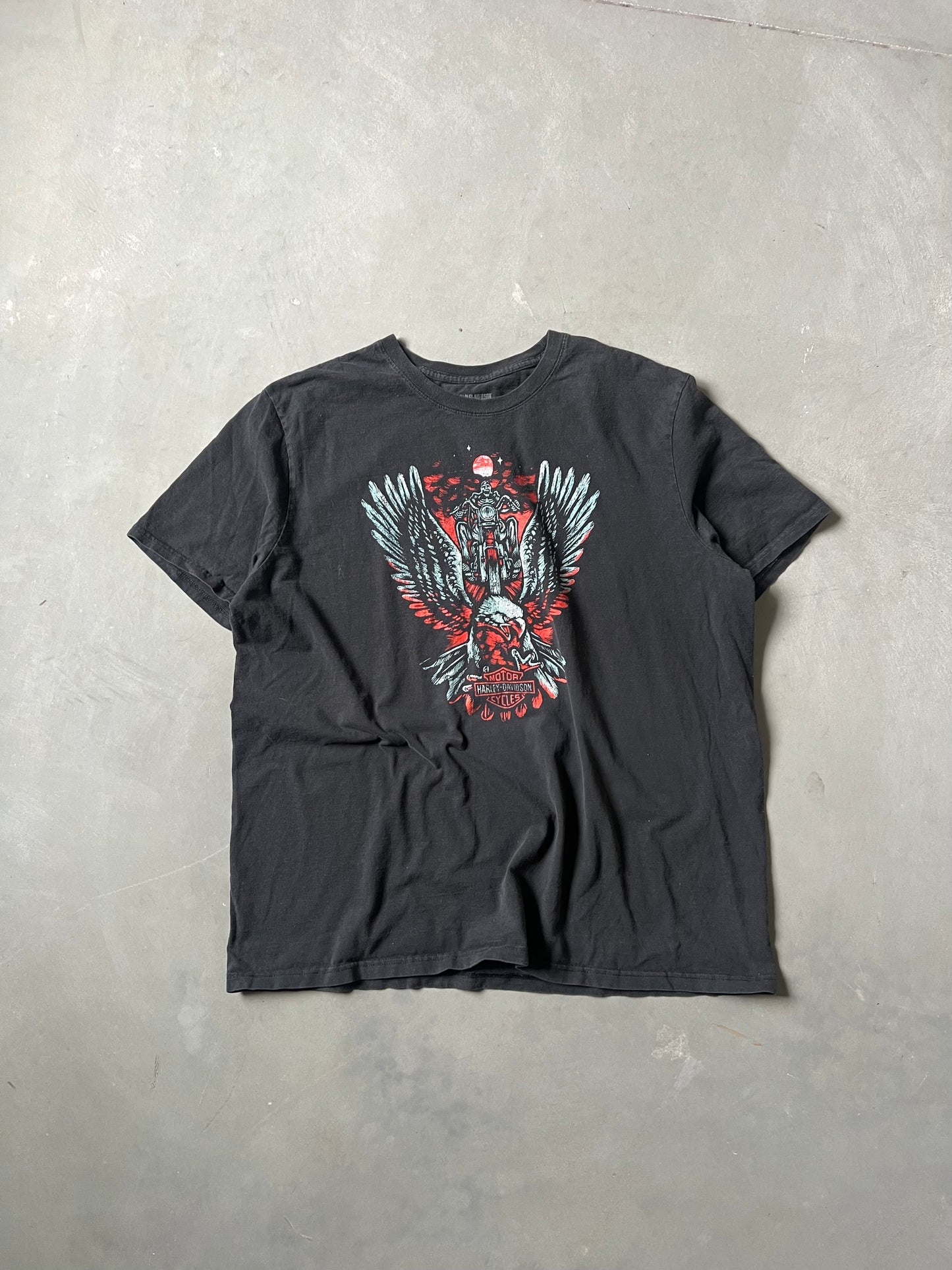 Vintage Black Harley Davidson Tee - XXL