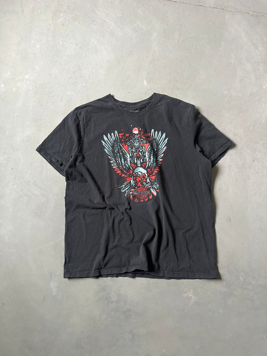 Vintage Black Harley Davidson Tee - XXL