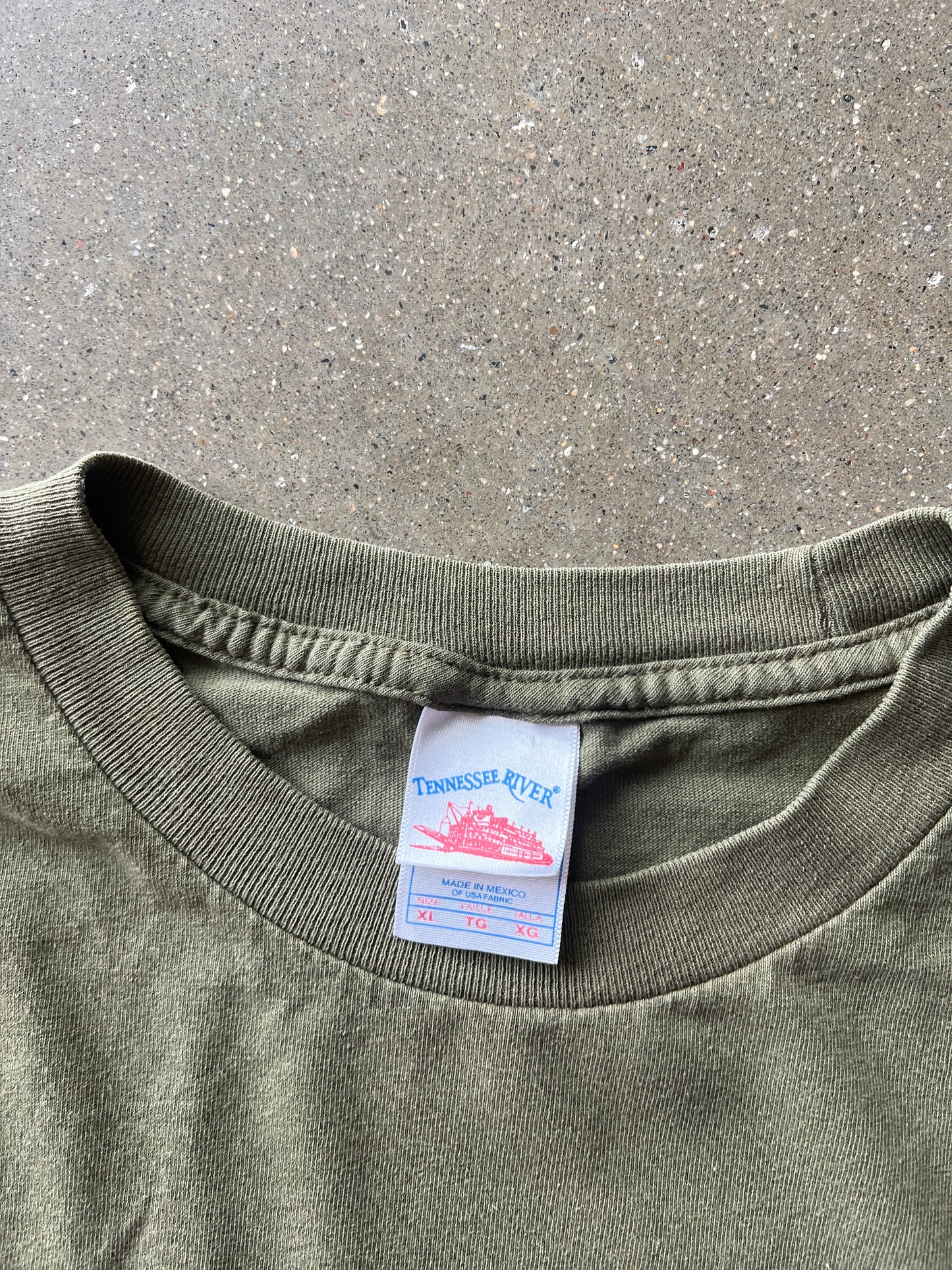 Vintage Green Tennessee River Shirt - XL