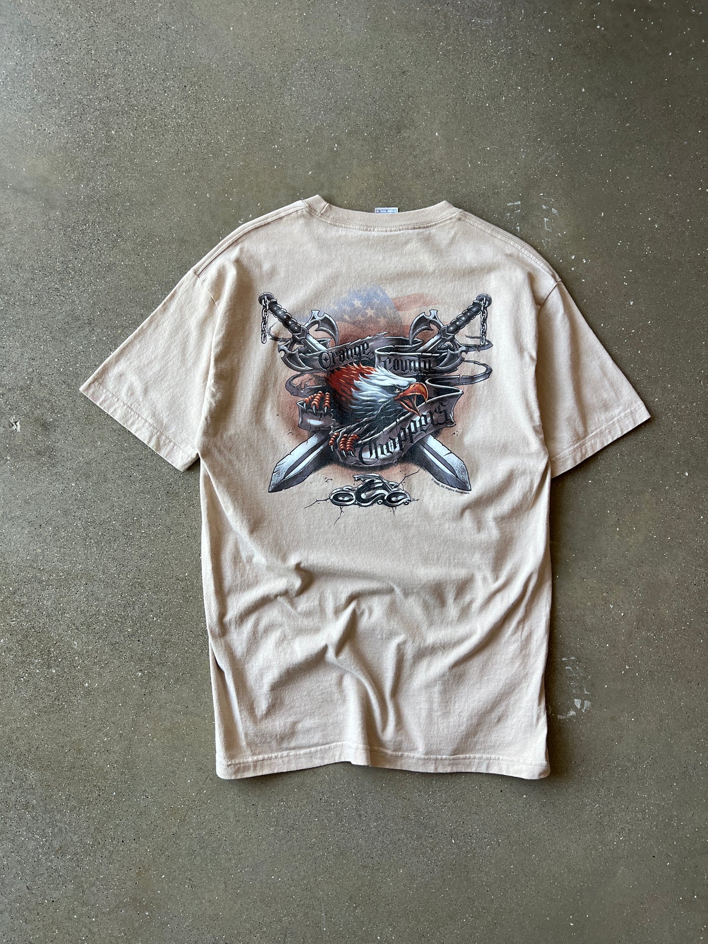 Vintage Tan Orange County Choppers Shirt - XL