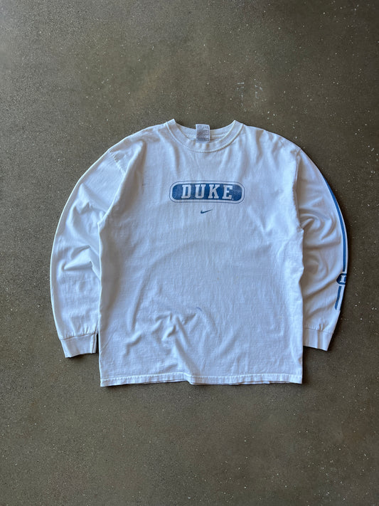 Vintage Pastel White Duke Nike Shirt - L