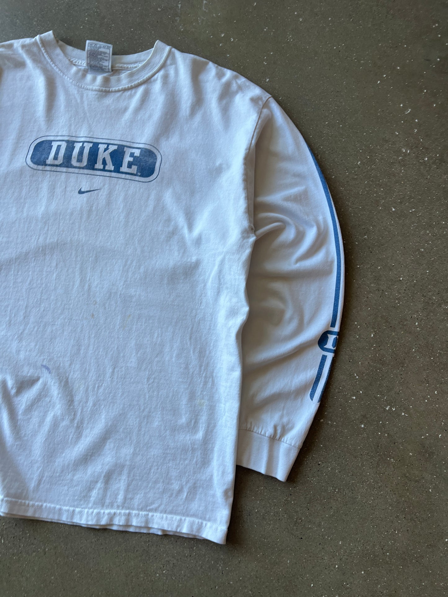 Vintage Pastel White Duke Nike Shirt - L