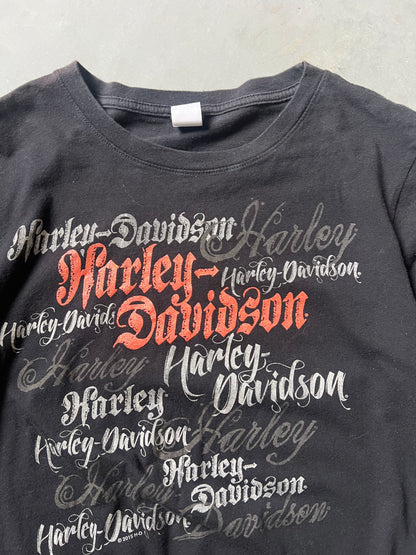Vintage Black Harley Davidson Shirt - XL