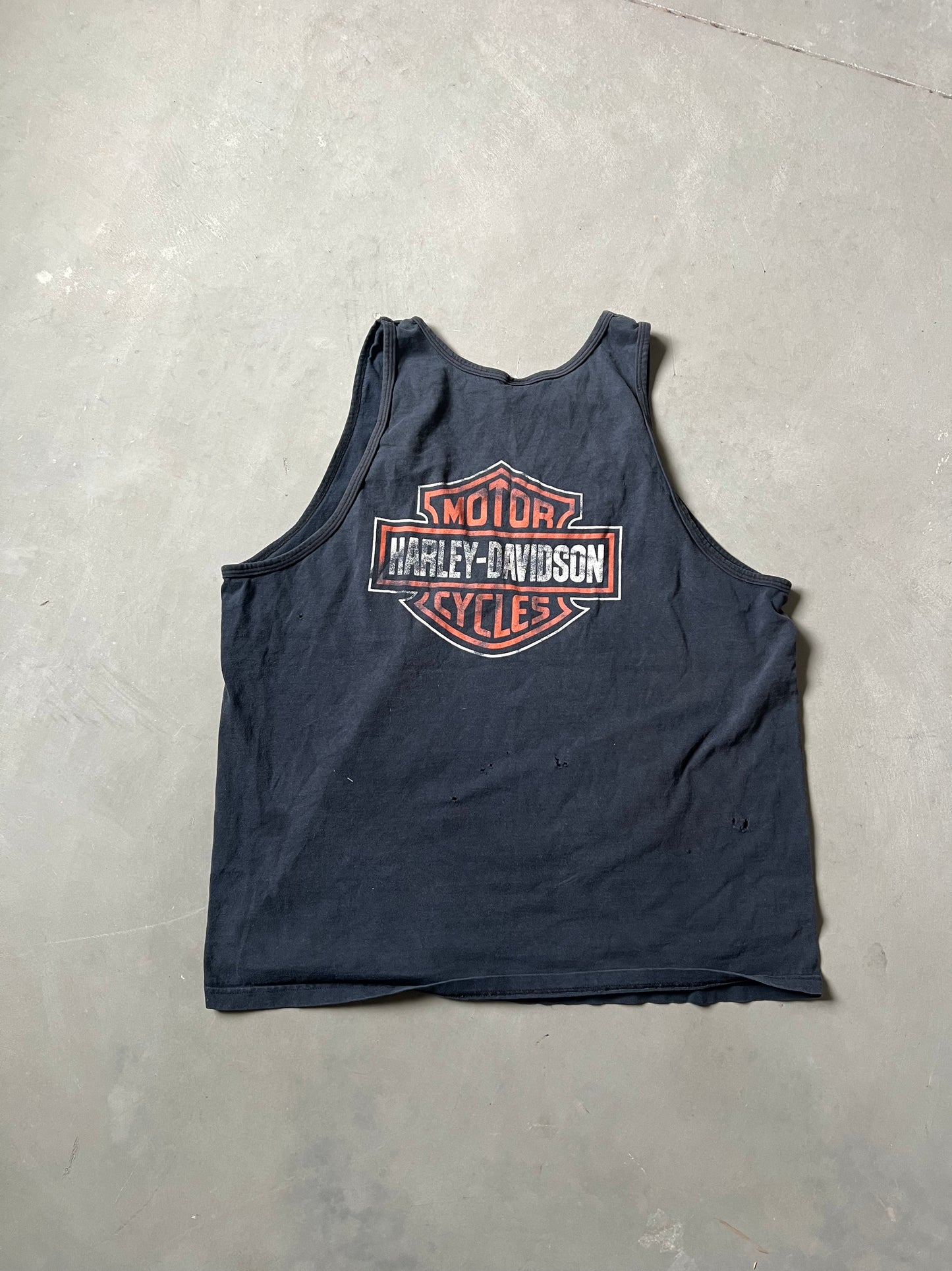 Vintage Black Harley Davidson Shirt - XXL
