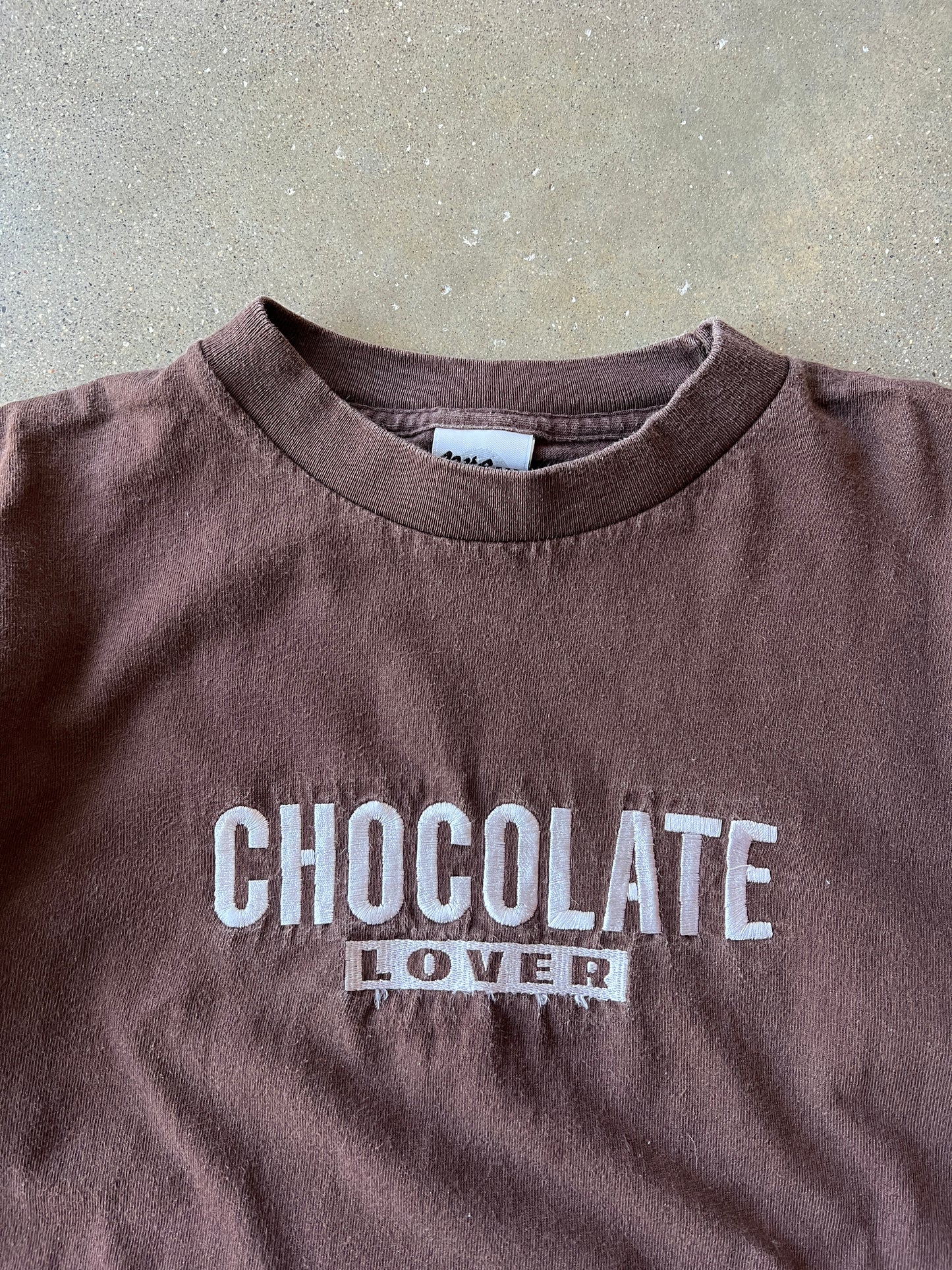 Vintage Mocha Brown Chocolate Lover Shirt - M