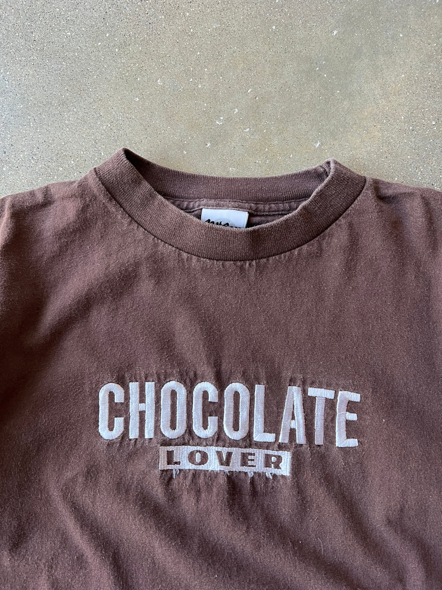 Vintage Mocha Brown Chocolate Lover Shirt - M