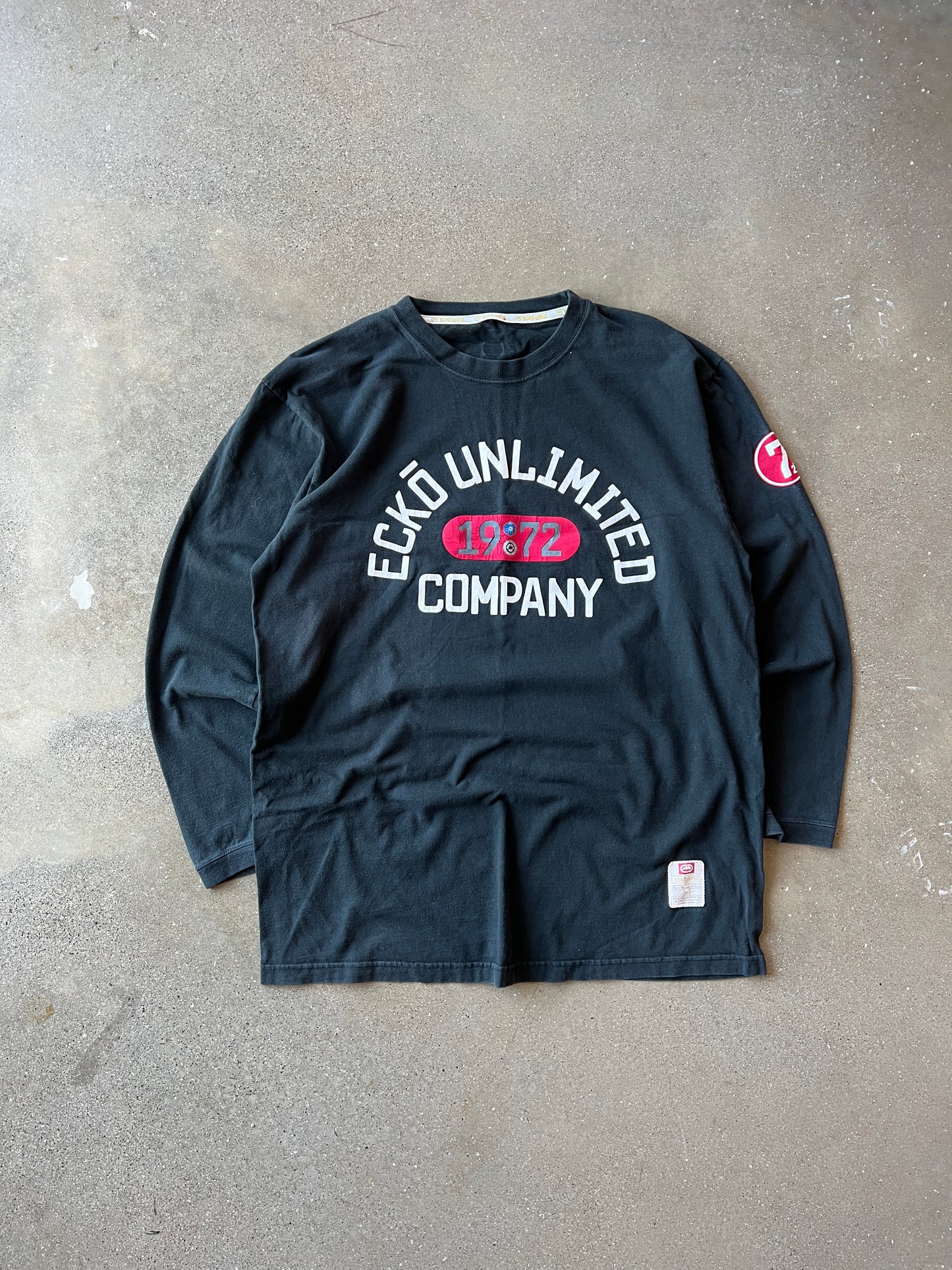 Vintage Faded Black Ecko Unlimited Shirt - XL