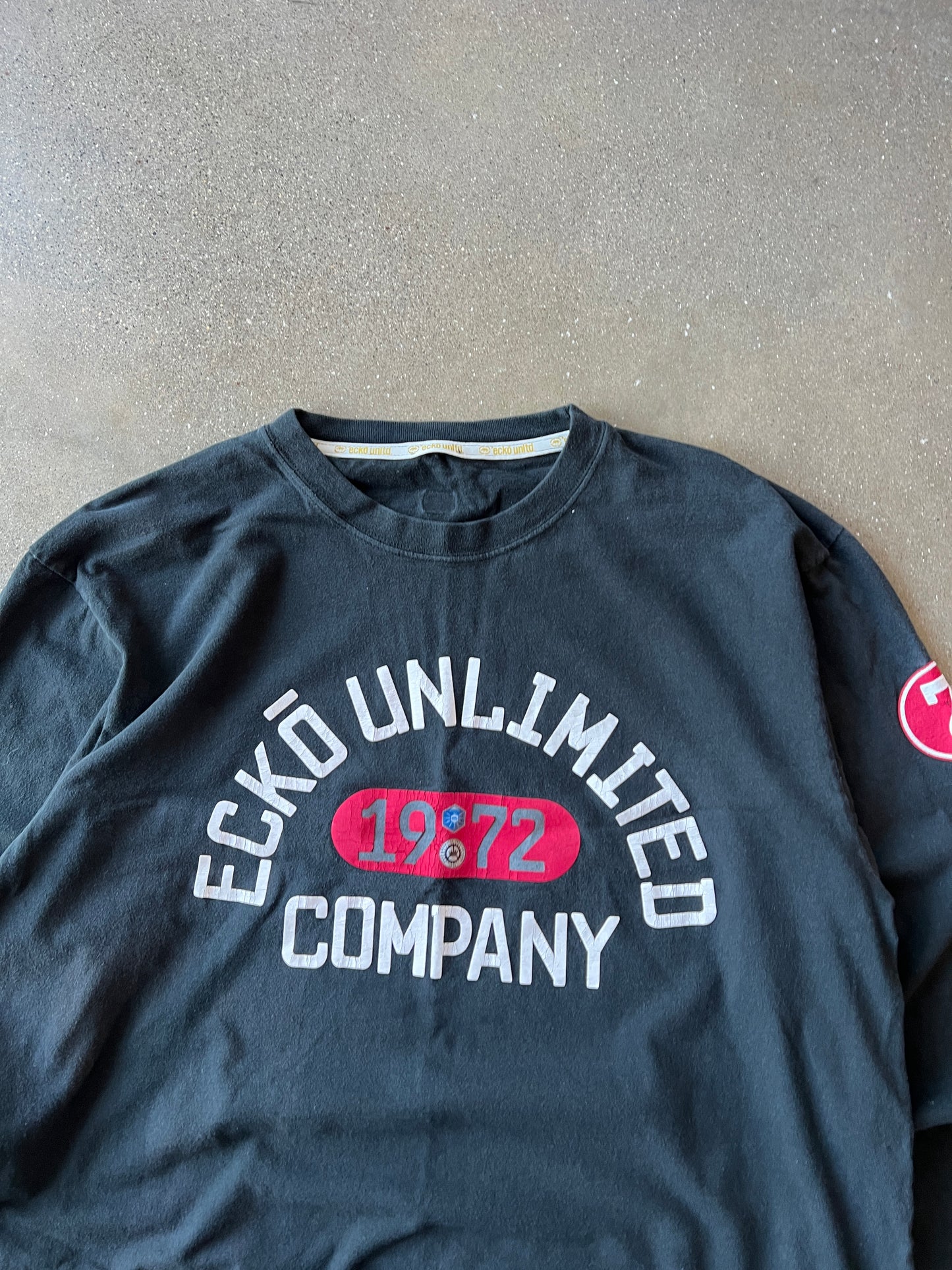 Vintage Faded Black Ecko Unlimited Shirt - XL