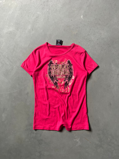 Vintage Pink Harley Davidson Tank - XL