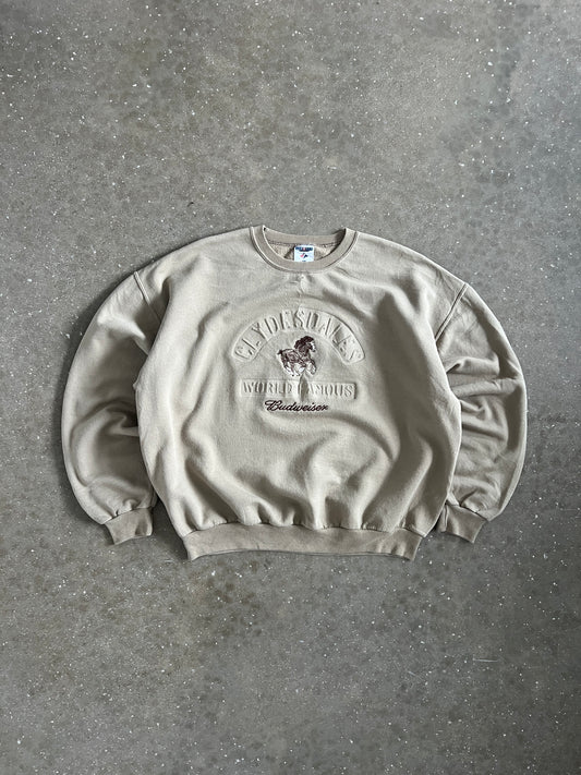 Vintage Tan Budweiser Sweater - XL