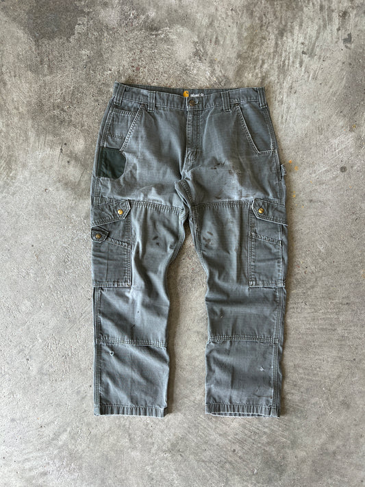 Vintage Green Carhartt Cargo Pants - 34x28