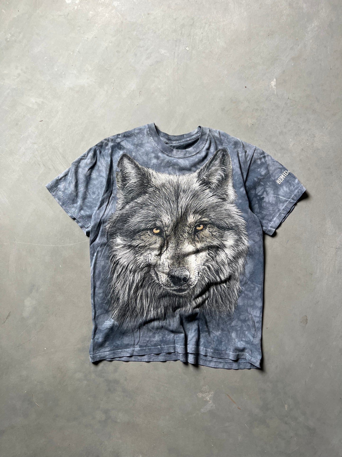 Vintage Blue Wolf The Mountain Tee - M