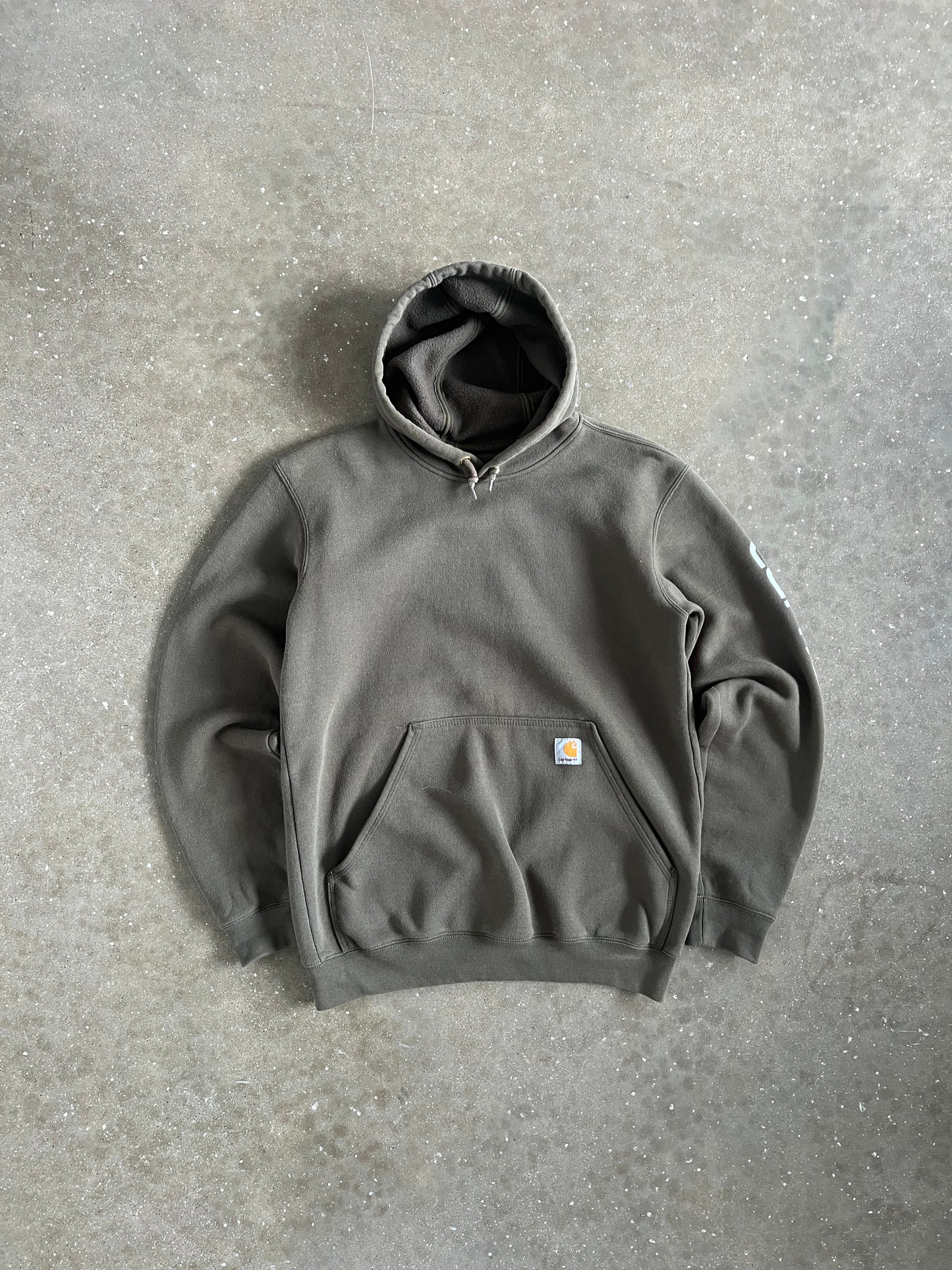Vintage Grey Carhartt Hoodie - S