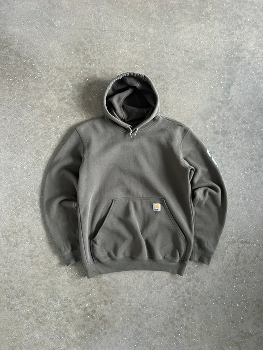 Vintage Grey Carhartt Hoodie - S