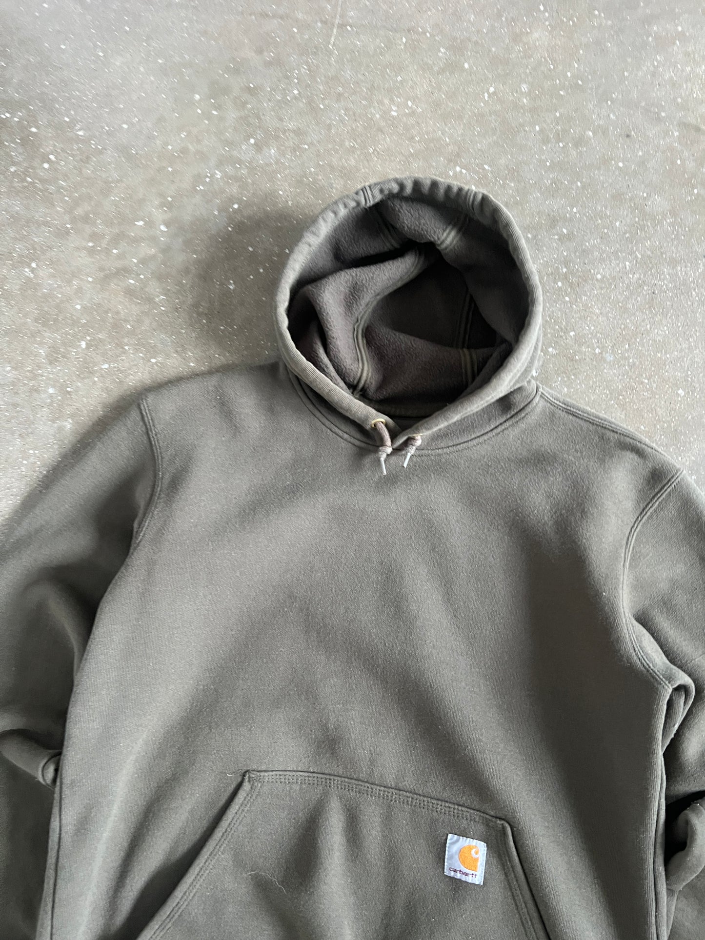 Vintage Grey Carhartt Hoodie - S