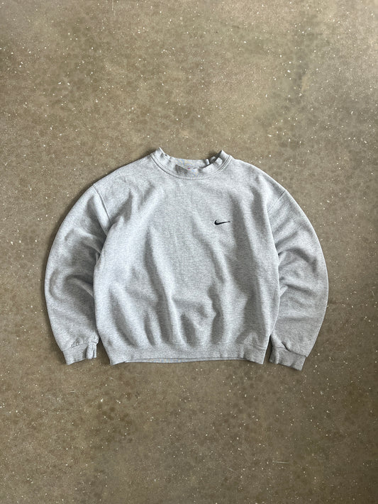 Vintage Grey Nike Crew Sweater - L