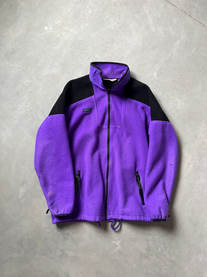Vintage Purple Made in USA Columbia Fleece - L