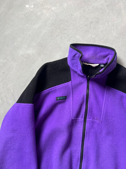 Vintage Purple Made in USA Columbia Fleece - L