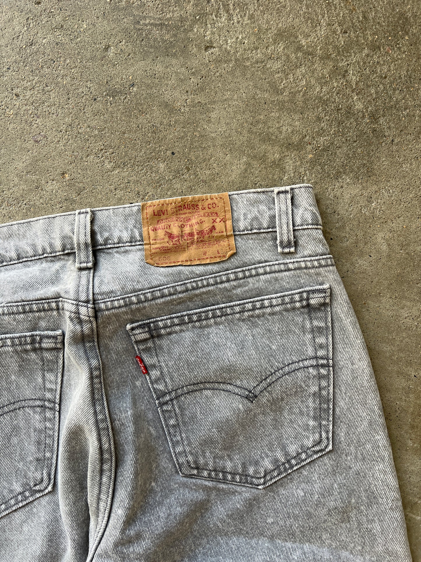 Vintage Faded Grey Levi Pants - 32x28