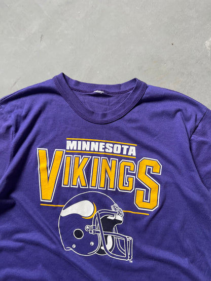 Vintage Purple 90s Minnesota Vikings Shirt - M