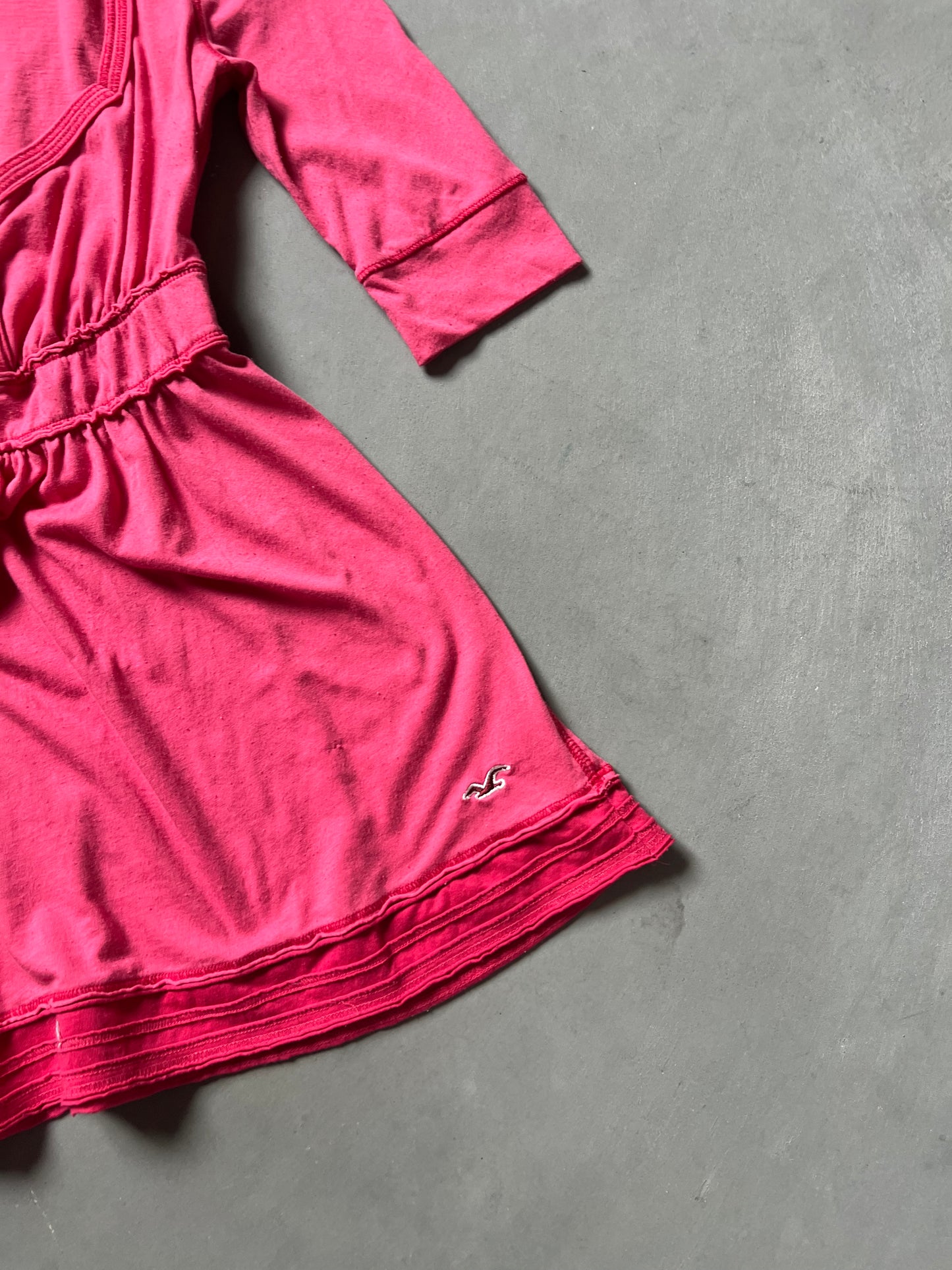Vintage Pink Abercrombie Baby Doll Top - M