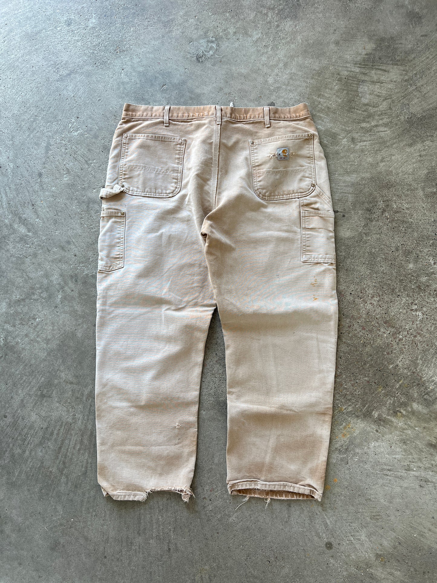 Vintage Tan Carhartt Double Knee Pants - 38x28