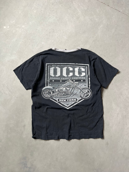 Vintage Black Orange County Choppers Shirt - M