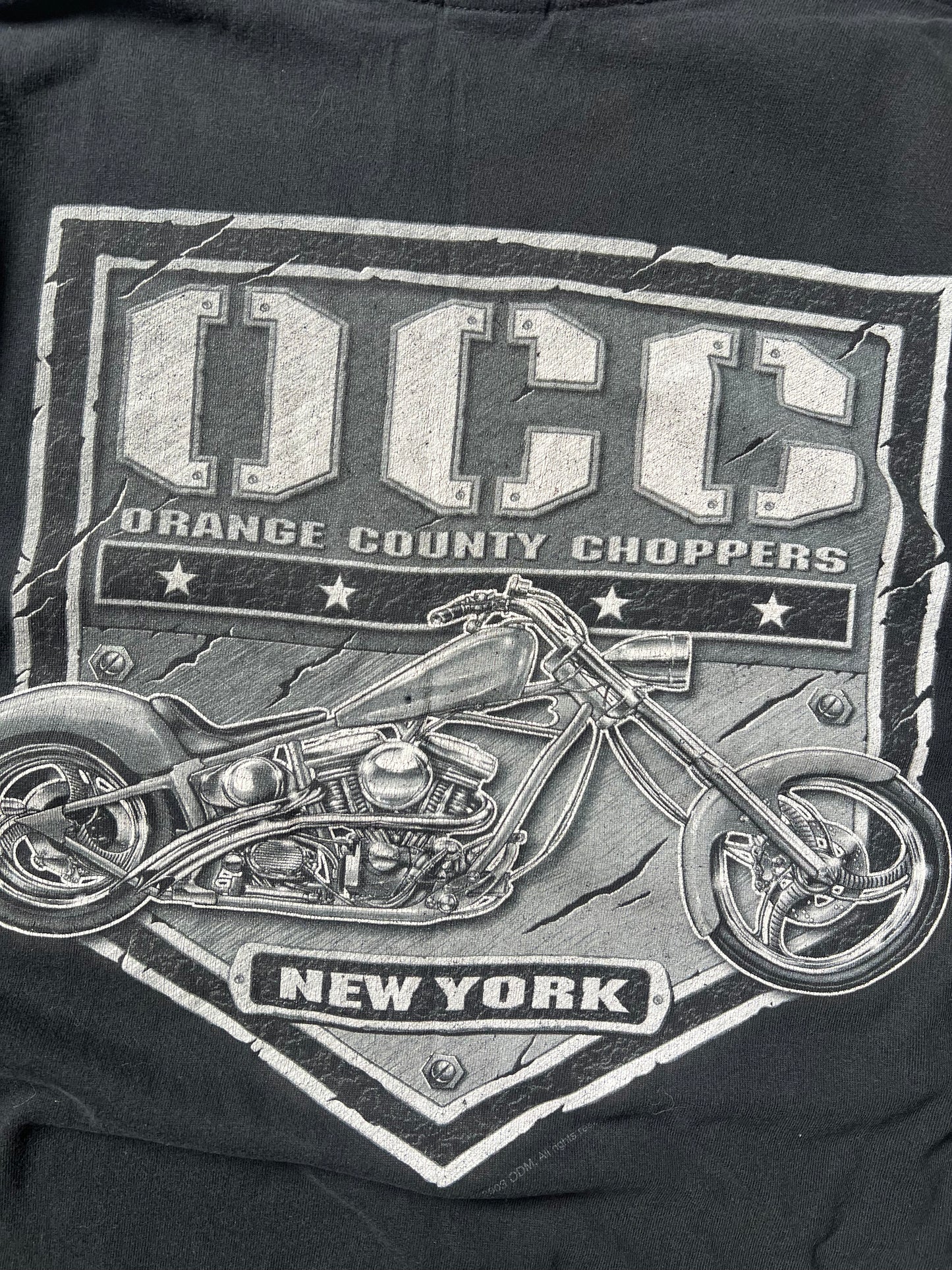 Vintage Black Orange County Choppers Shirt - M