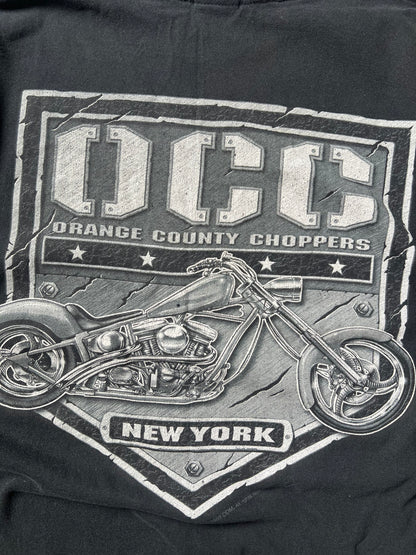 Vintage Black Orange County Choppers Shirt - M