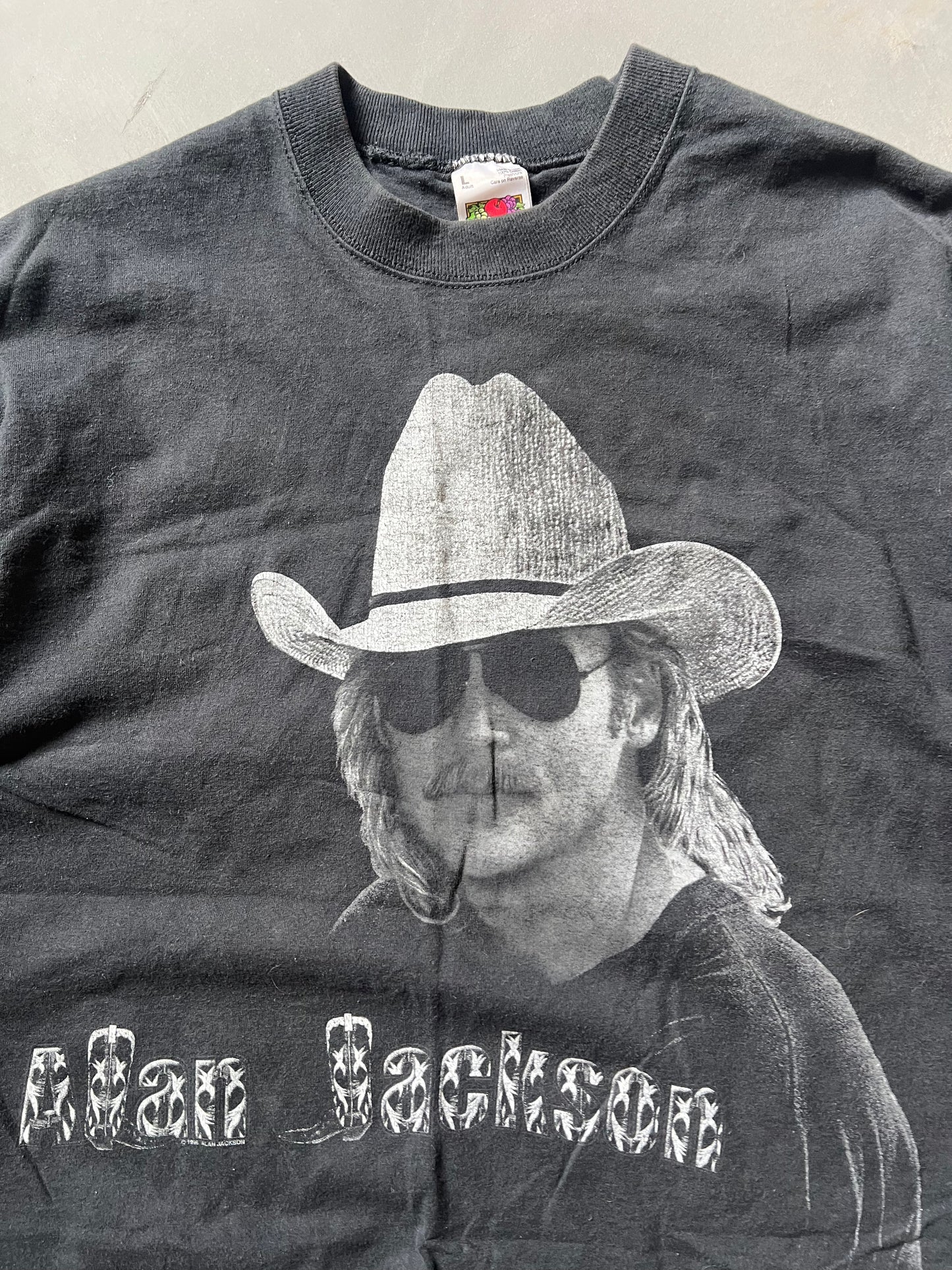 Vintage Black Alan Jackson Country Tee - L